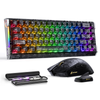 ATTACK SHARK R68 HE & X11 ULTRA Bundle Gaming in Fibra di Carbonio con Cavo Avvolto C01 ULTRA