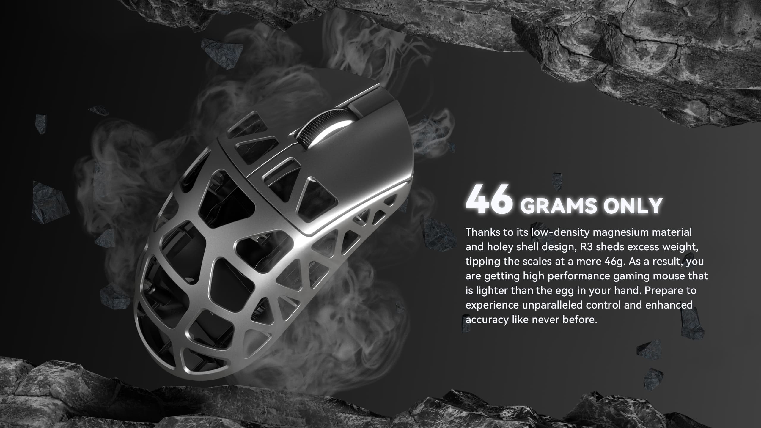 ATTACK SHARK R3 Mouse da gioco in lega di magnesio 8K