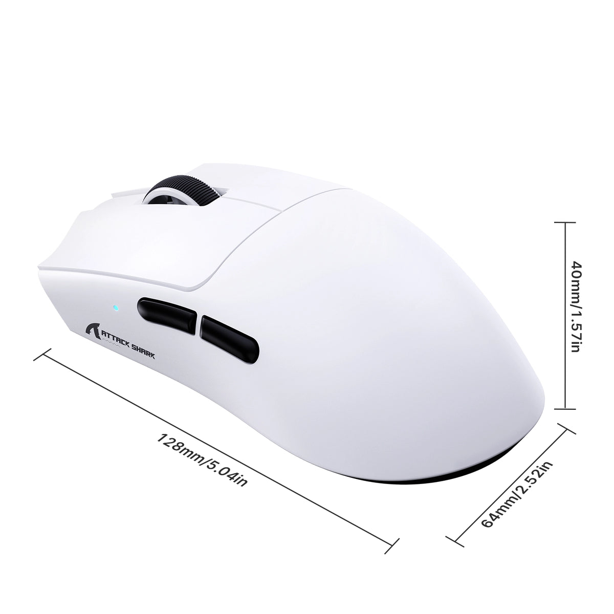 ATTACK SHARK MEGA B2 TMR Mouse da gaming wireless magnetico