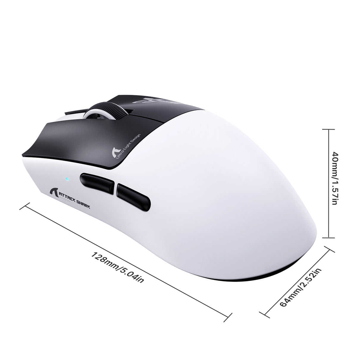 ATTACK SHARK MEGA B2 TMR Mouse da gaming wireless magnetico
