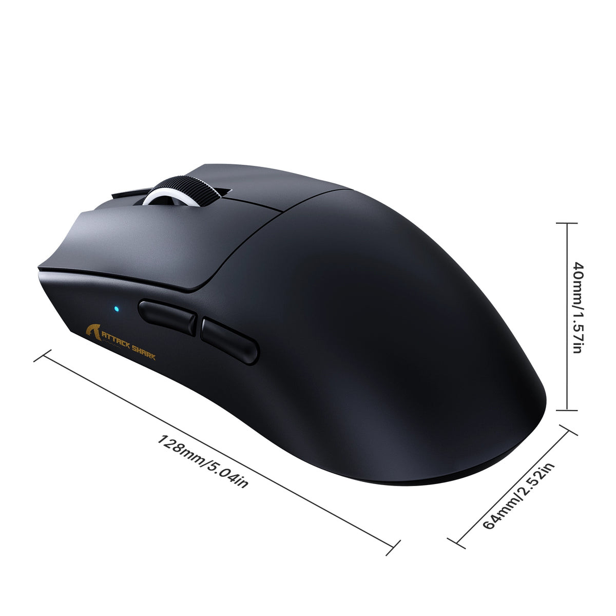 ATTACK SHARK MEGA B2 TMR Mouse da gaming wireless magnetico