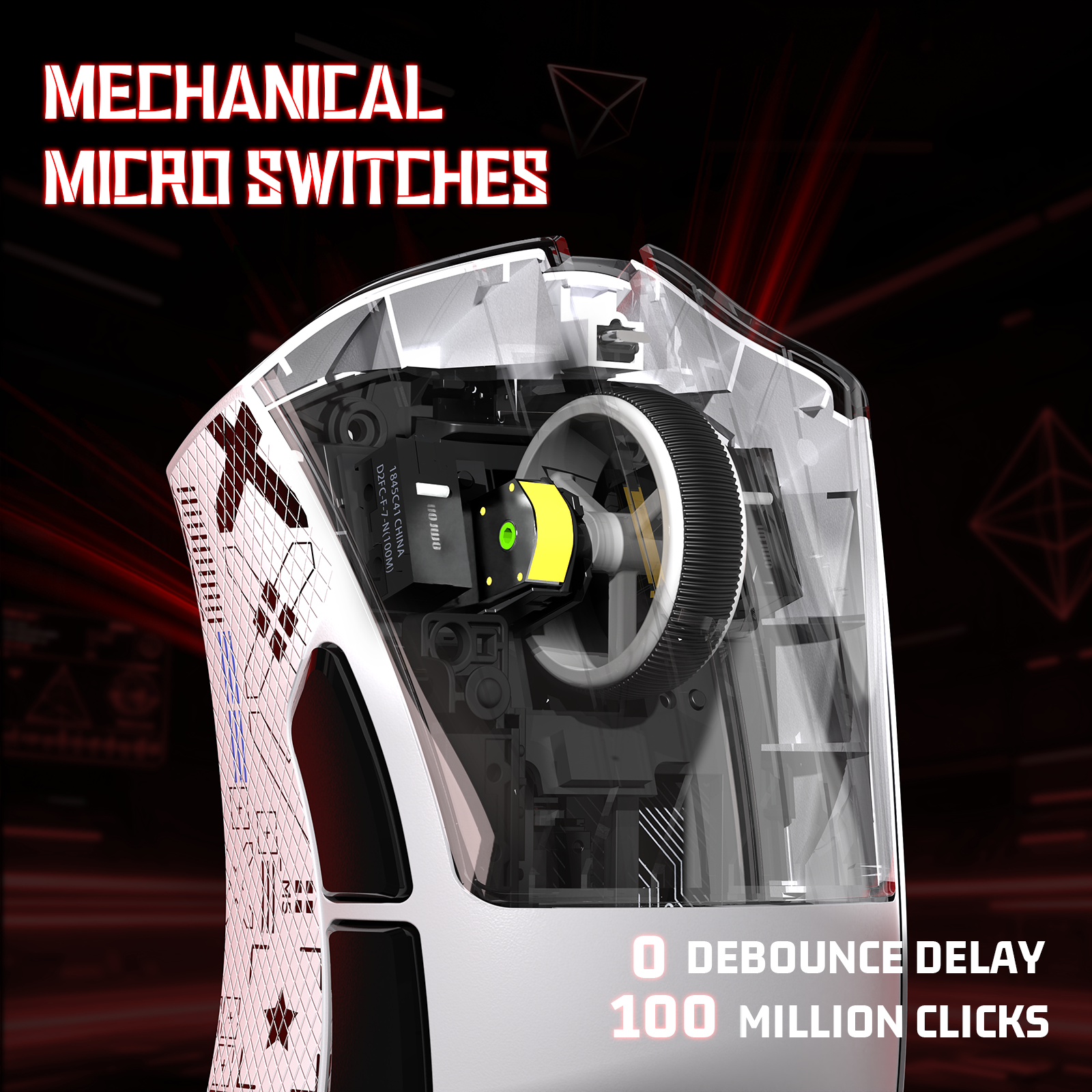 ATTACK SHARK V3 Mouse da Gioco Tri-Mode Ultra-Leggero