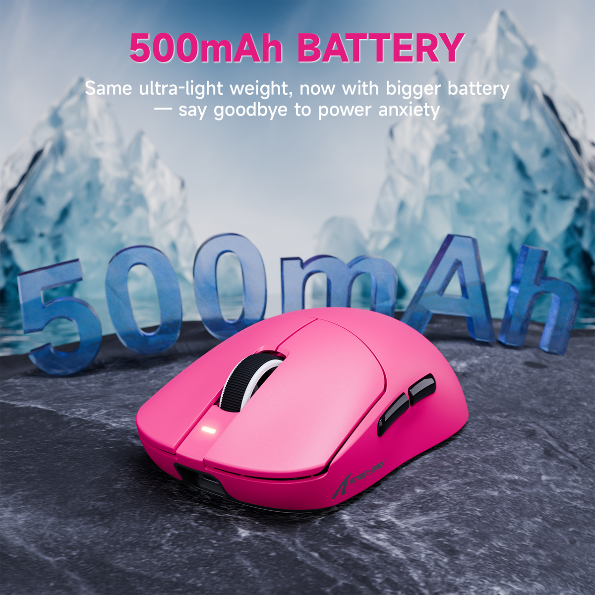 Mouse da gaming wireless tri-modalità ATTACK SHARK X8 PLUS con cavo C06 ULTRA