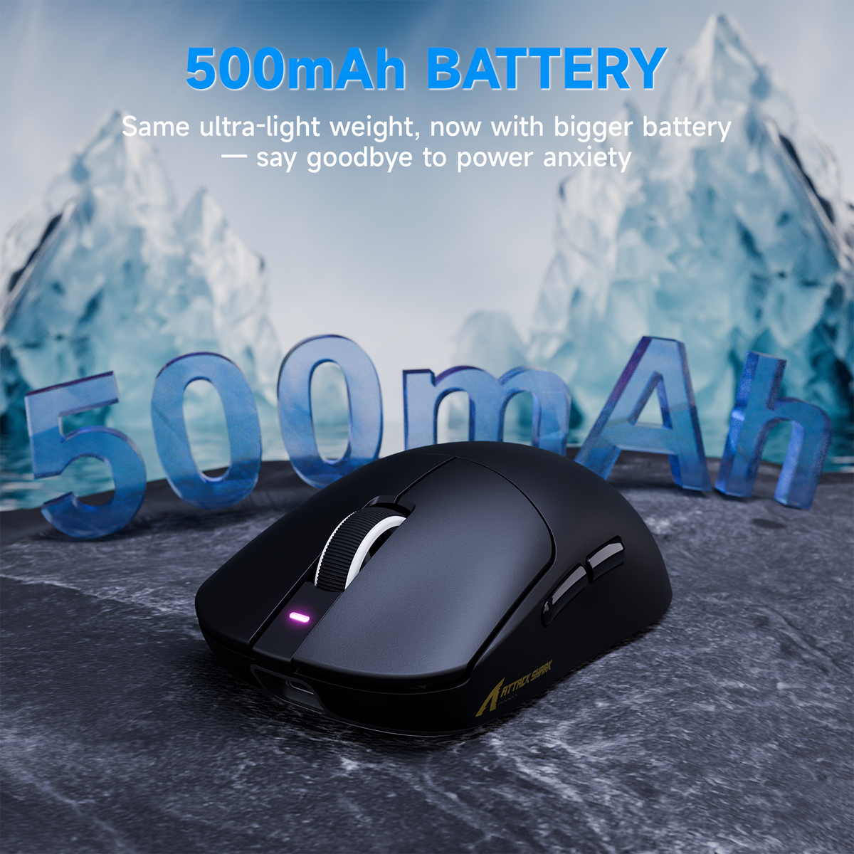 Mouse da gaming wireless tri-modalità ATTACK SHARK X8 PLUS con cavo C06 ULTRA