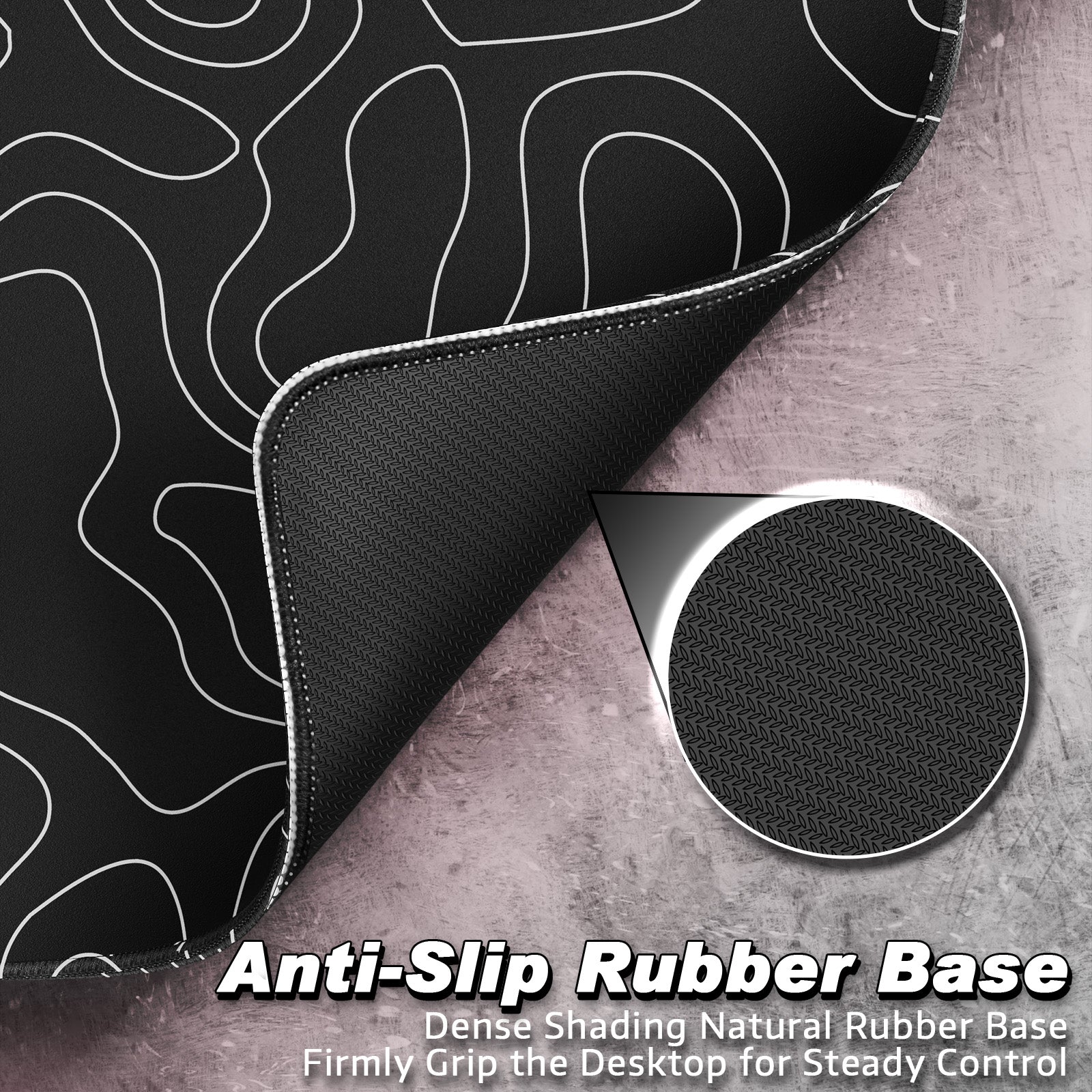 ATTACK SHARK CM02SE Mousepad da gioco eSport (410x310x4 MM)