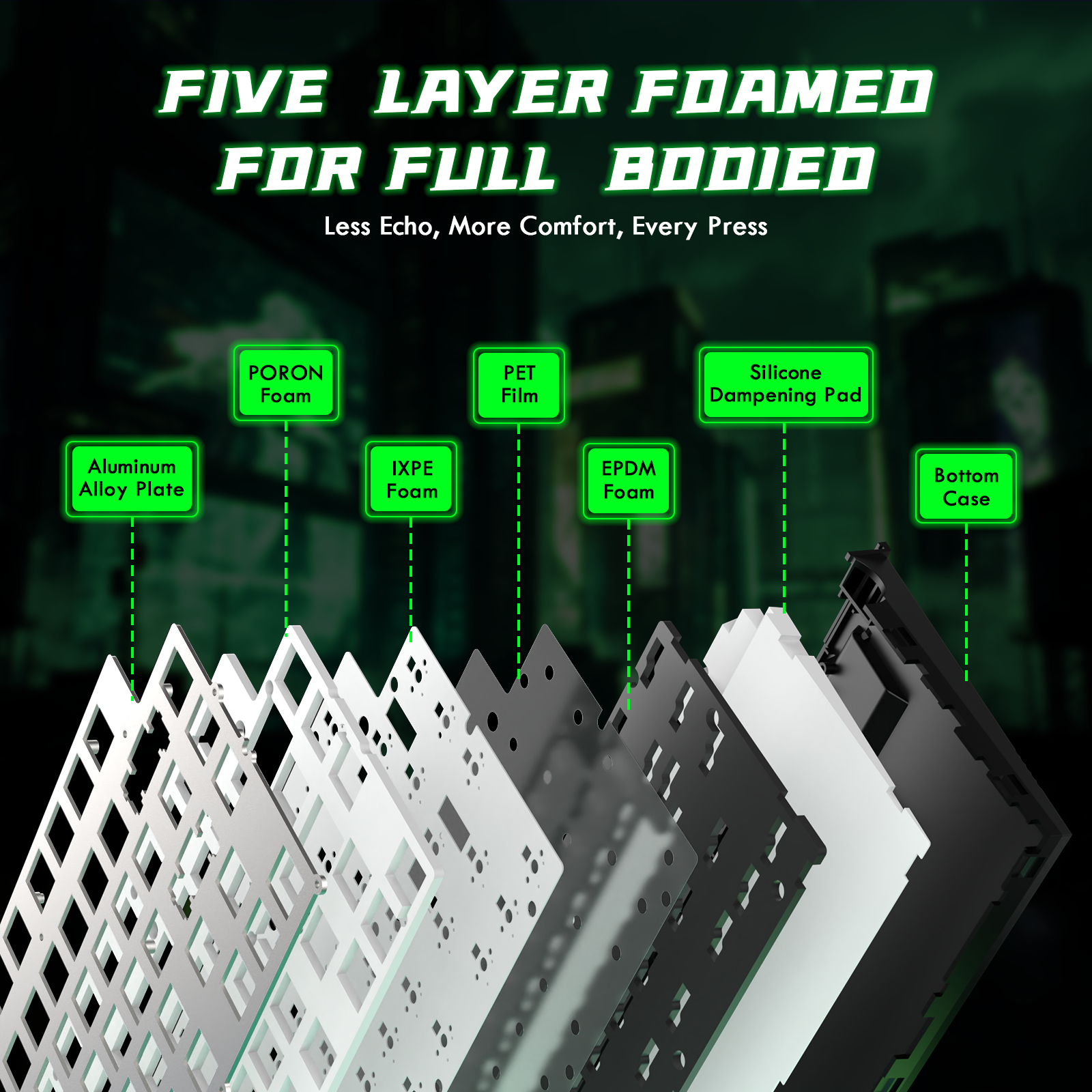 ATTACK SHARK R85 HE Tastiera Rapid Trigger Switch Magnetici con Lightbox Personalizzabile