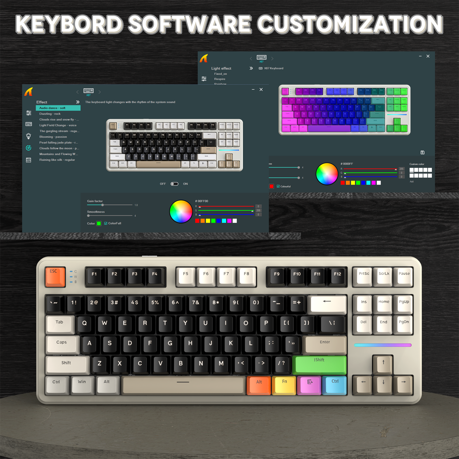 Tastiera Meccanica Gasket Tri-mode ATTACK SHARK X87