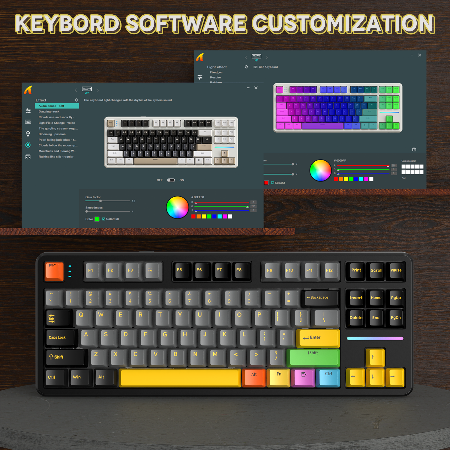 Tastiera Meccanica Gasket Tri-mode ATTACK SHARK X87