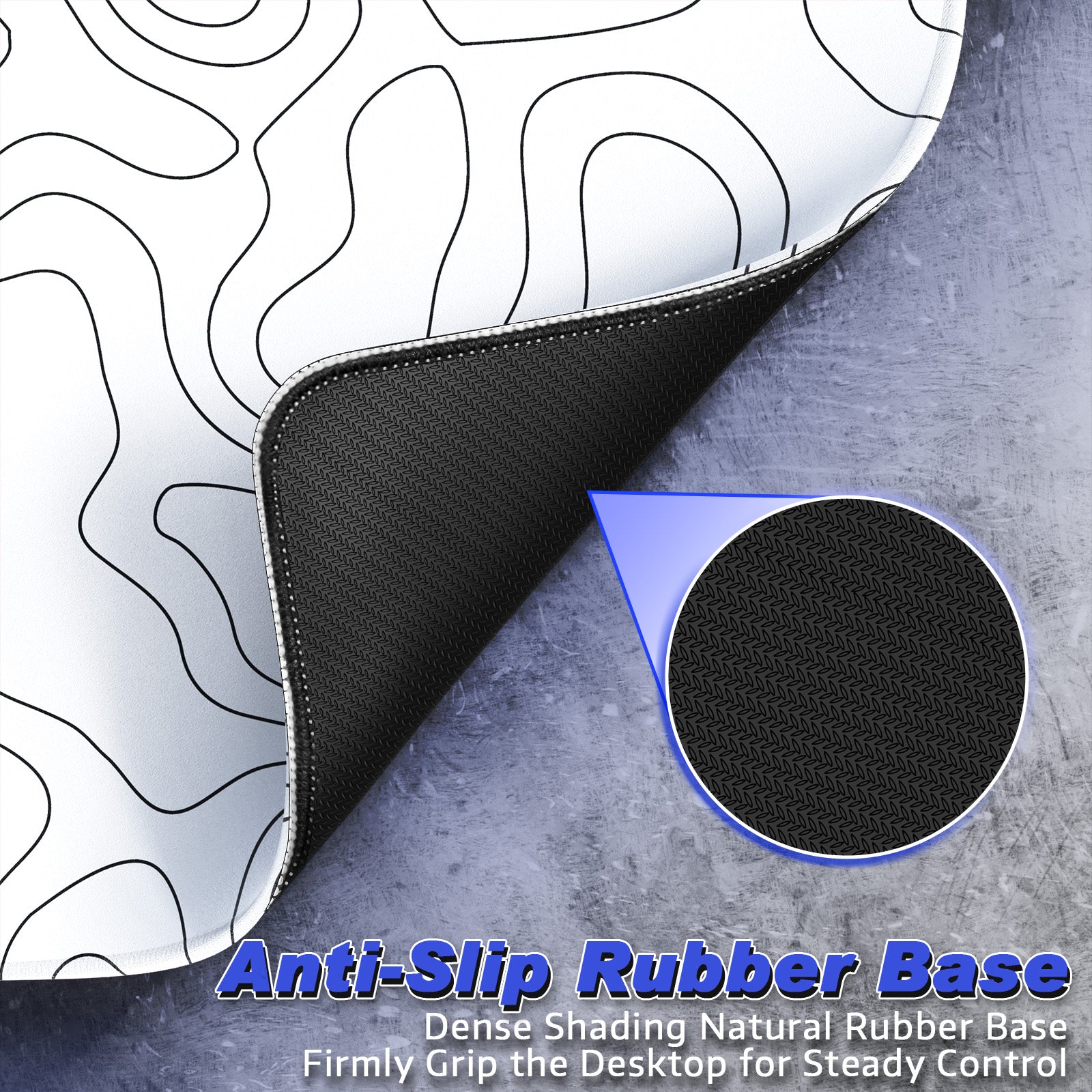 ATTACK SHARK CM02SE Mousepad da gioco eSport (410x310x4 MM)