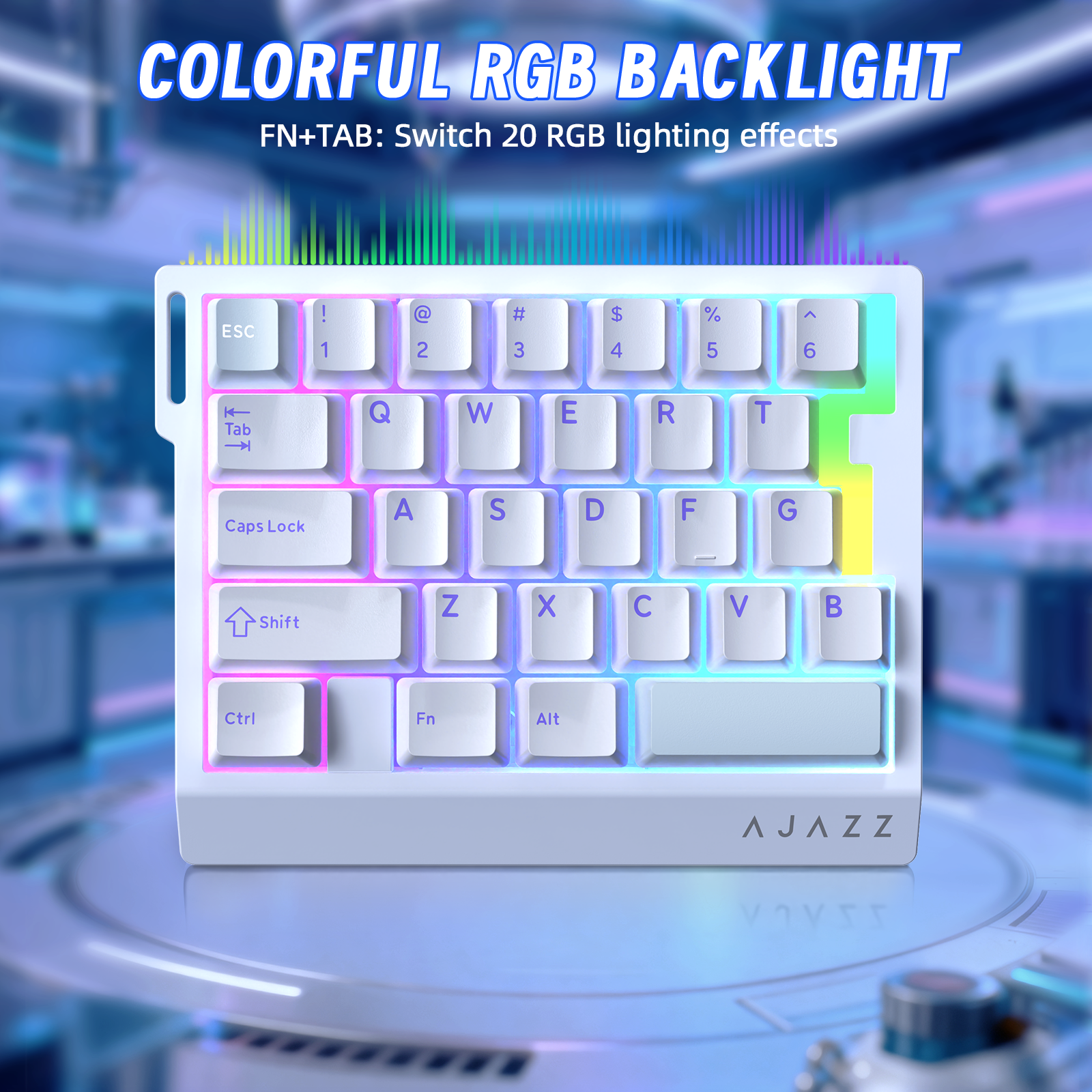 ATTACK SHARK X AJAZZ AK029 Tastiera da Gioco Cablate Monomanuale