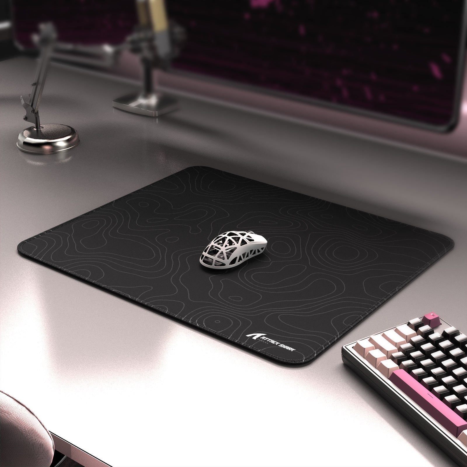 ATTACK SHARK CM02 Mousepad da Gioco eSport (450x400x4 MM)