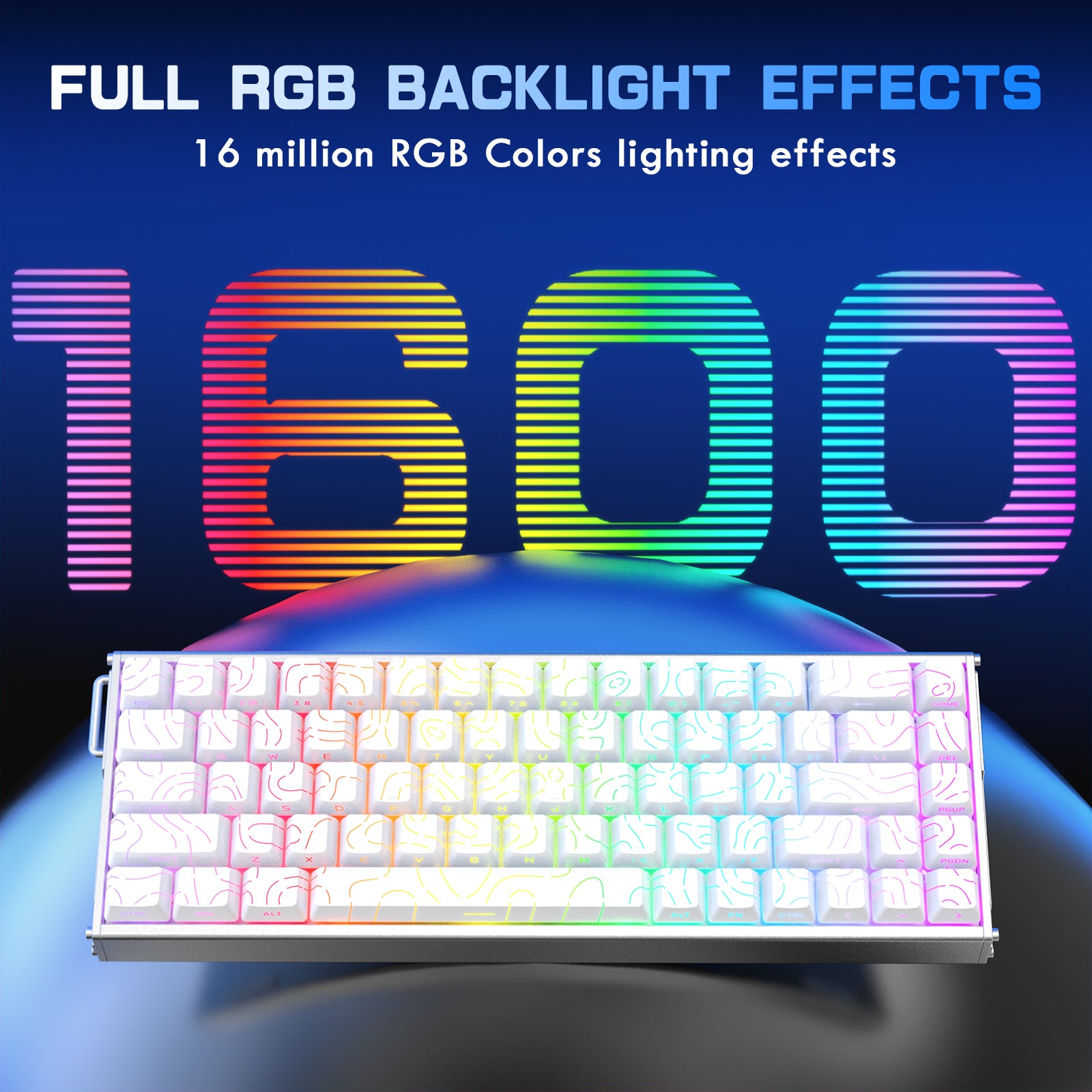 ATTACK SHARK X68MAX HE Rapid Trigger CNC Aluminum Keyboard Magnetic Switch con Cavo Spiralato RGB C01Ultra