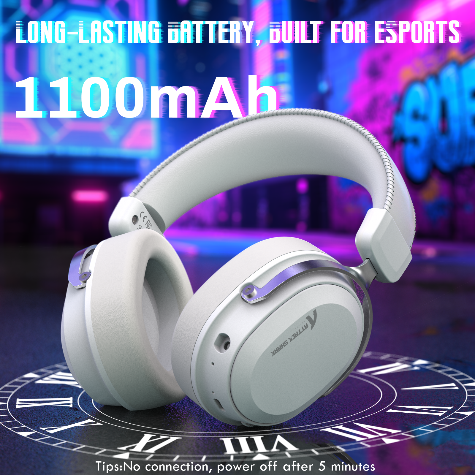 ATTACK SHARK L30PRO Cuffie da Gioco Wireless