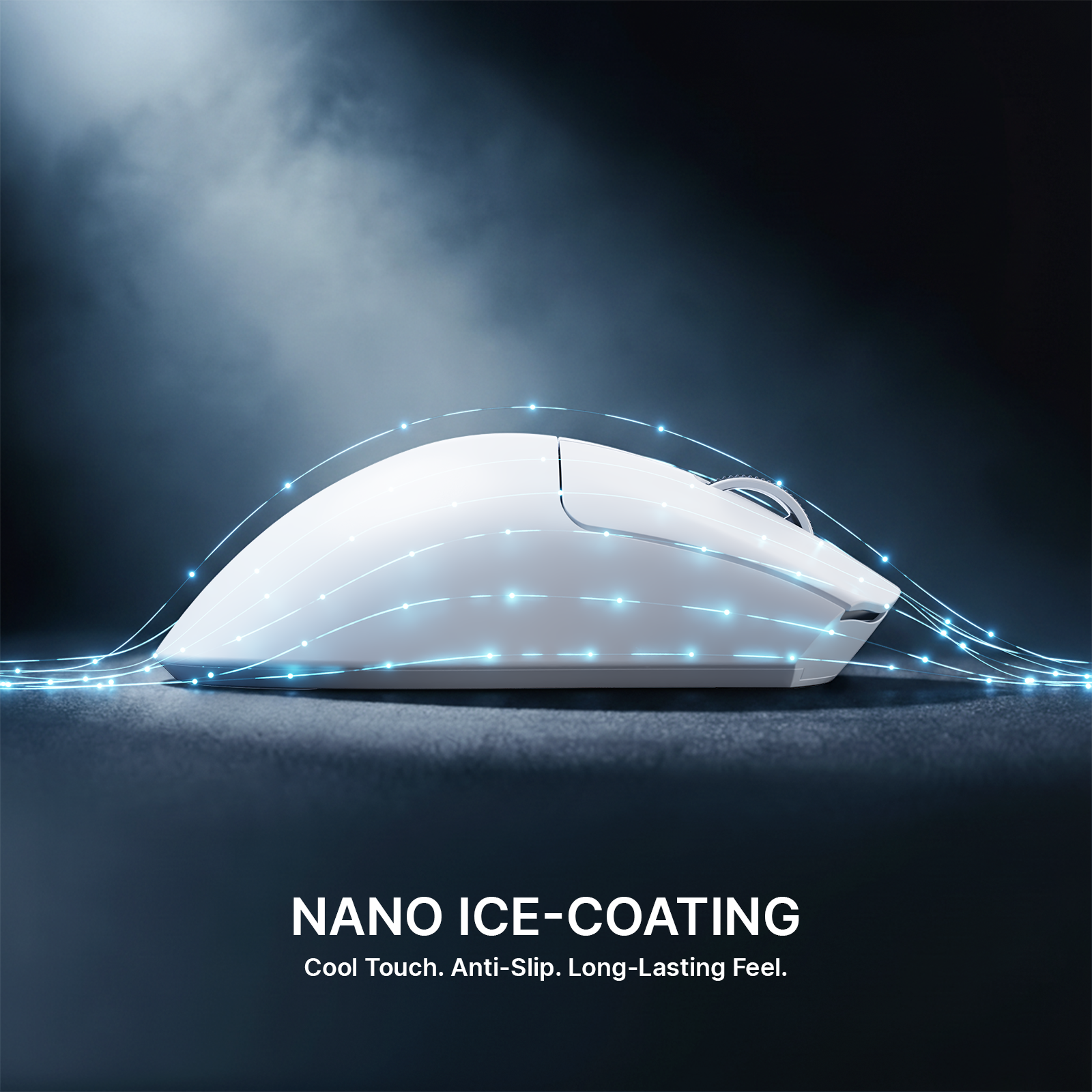 Mouse da gaming wireless ergonomico ultraleggero ATTACK SHARK V8