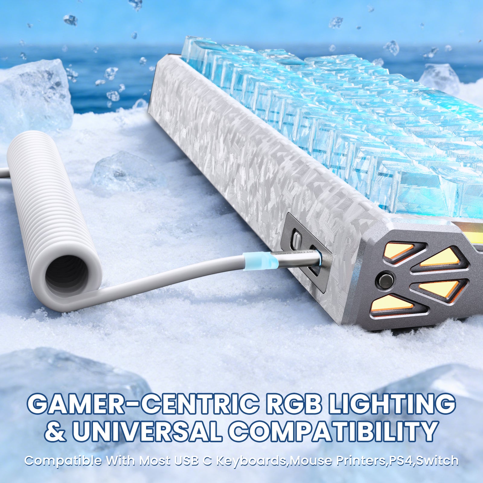 ATTACK SHARK R68 HE & X11 ULTRA Bundle Gaming in Fibra di Carbonio con Cavo Avvolto C01 ULTRA