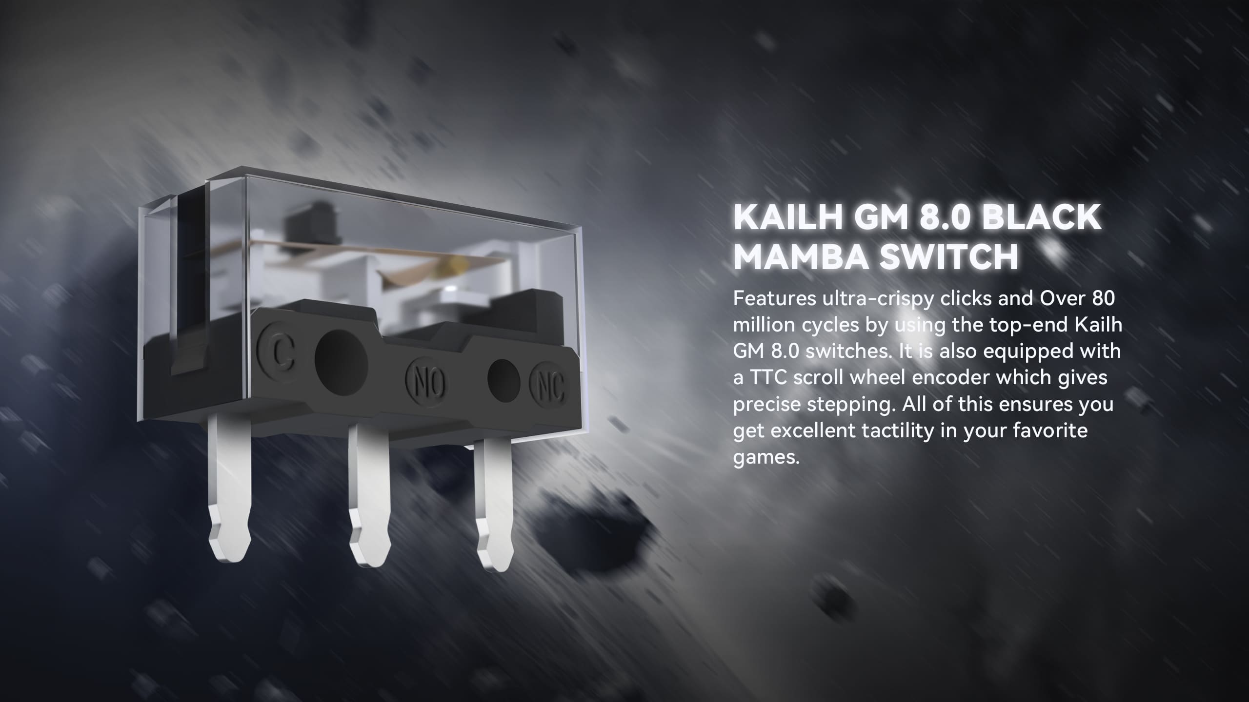 ATTACK SHARK R3 Mouse da gioco in lega di magnesio 8K