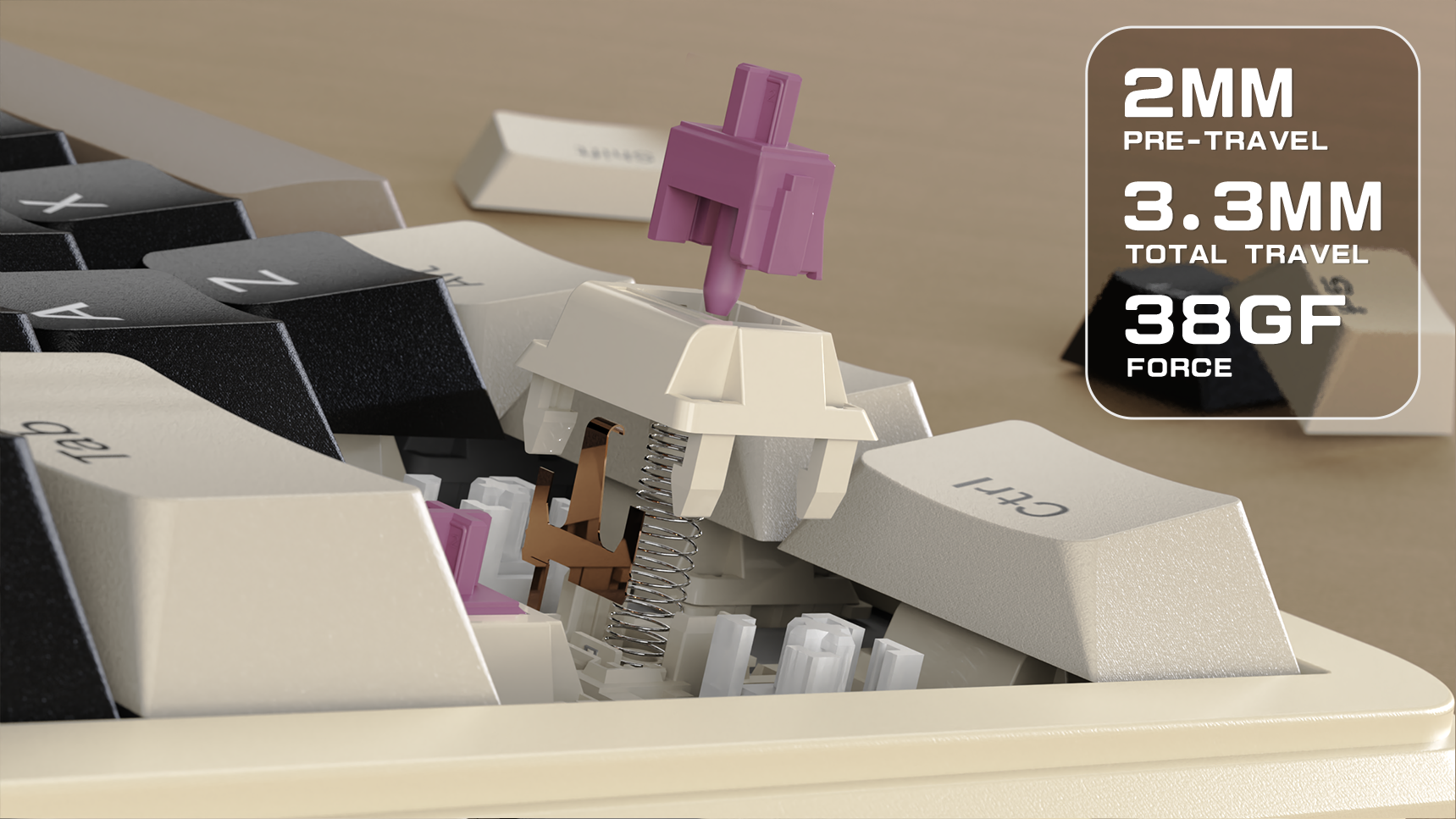 Tastiera Meccanica ATTACK SHARK X85PRO Tri-mode con Guarnizione