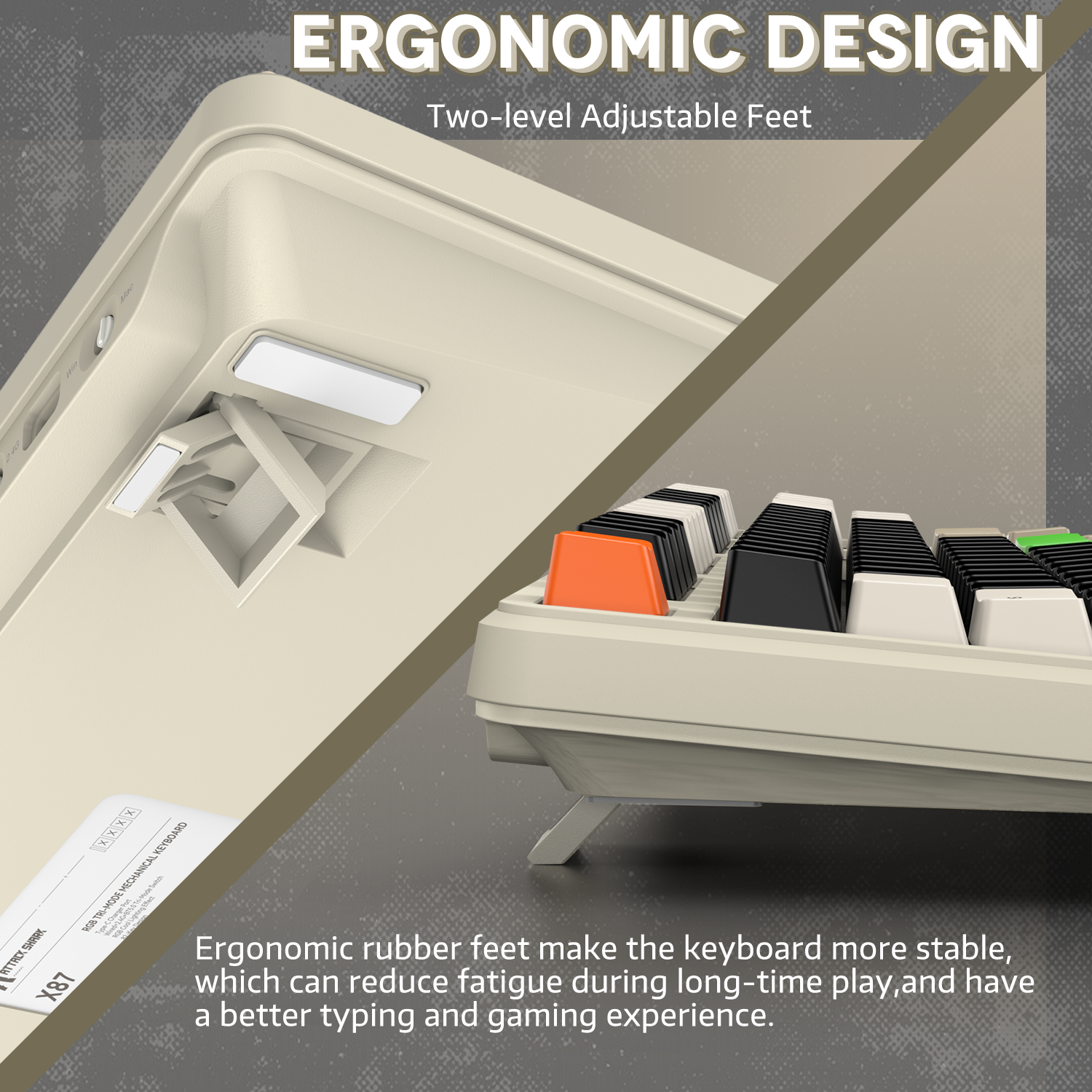 Tastiera Meccanica Gasket Tri-mode ATTACK SHARK X87