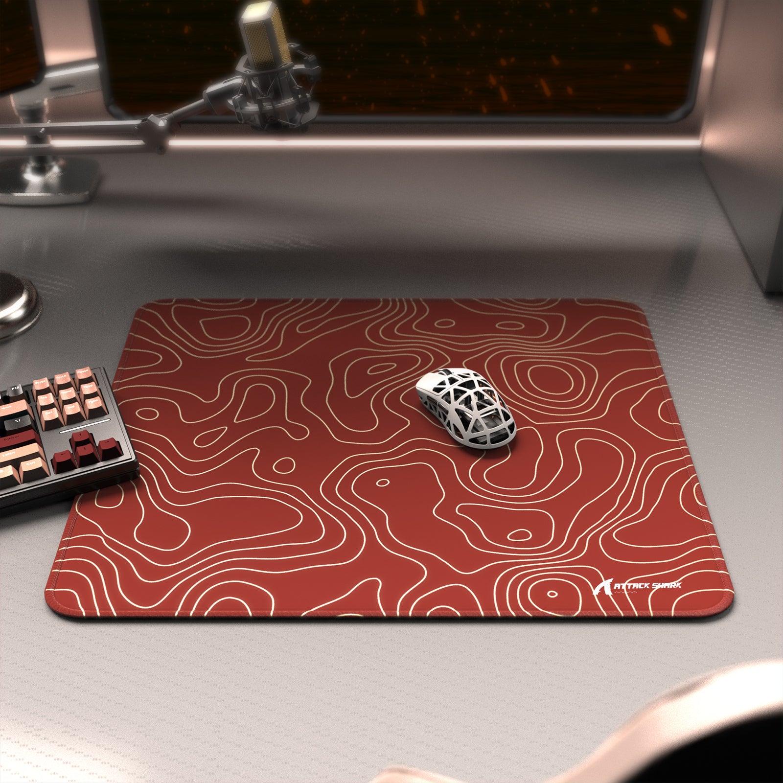 ATTACK SHARK CM02 Mousepad da Gioco eSport (450x400x4 MM)