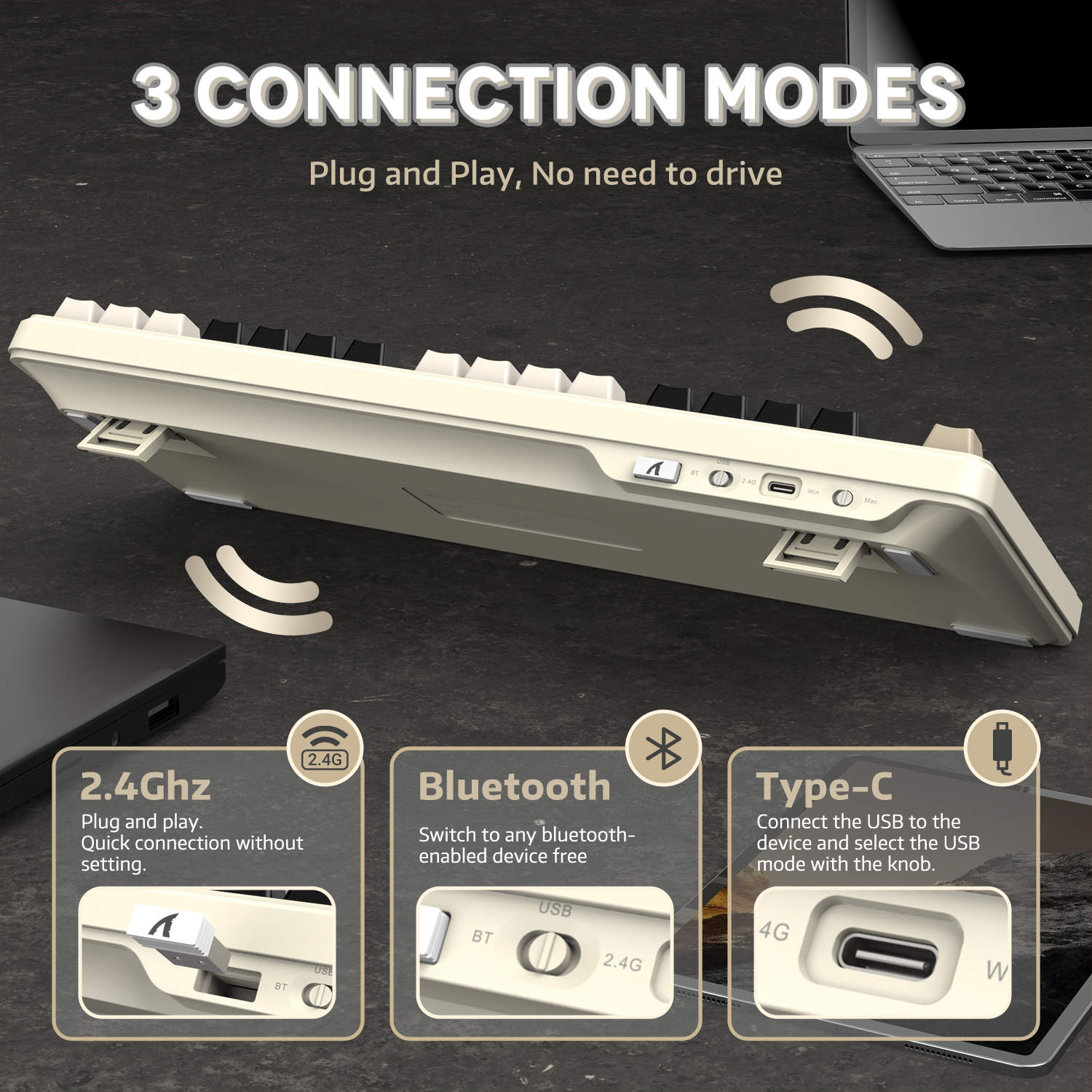 Tastiera Meccanica Gasket Tri-mode ATTACK SHARK X87