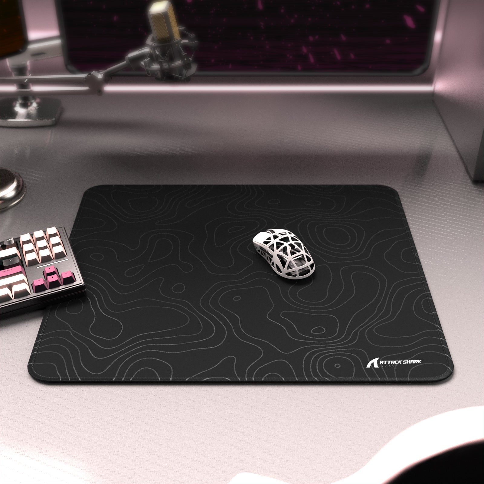 ATTACK SHARK CM02 Mousepad da Gioco eSport (450x400x4 MM)