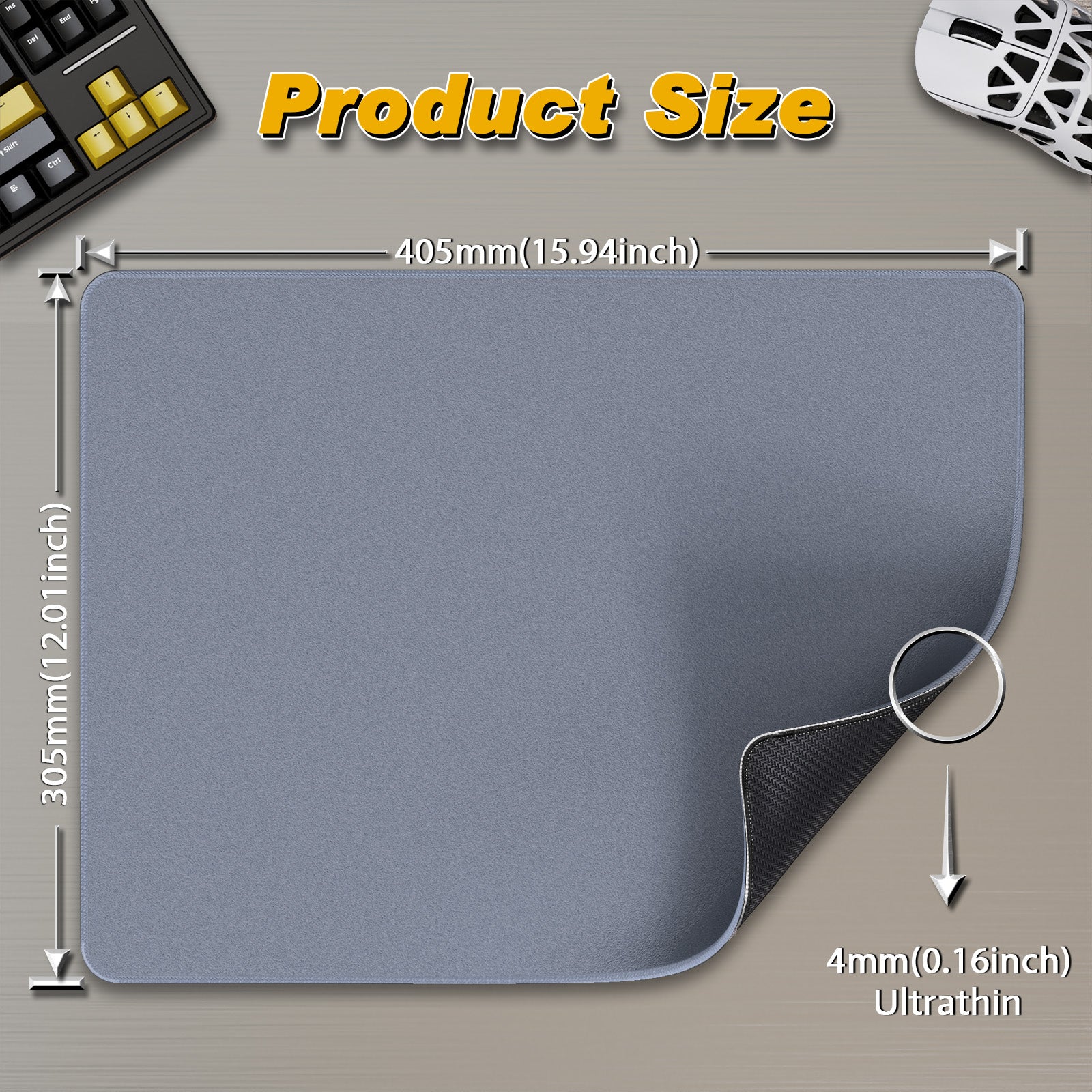 ATTACK SHARK CM02SE Mousepad da gioco eSport (410x310x4 MM)
