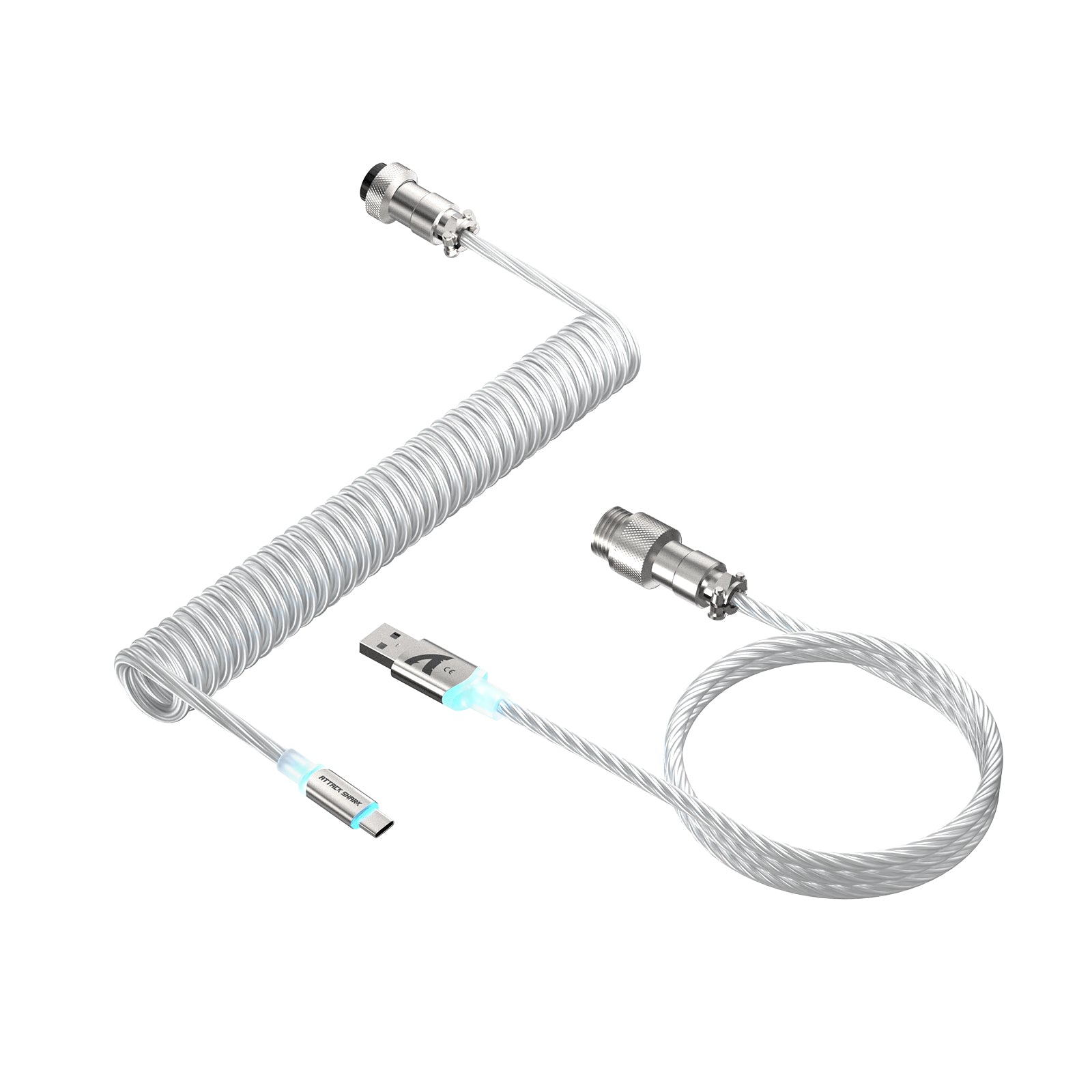 ATTACK SHARK C01Ultra Cavo Aviatore Personalizzato per Tastiera Magnetica 8KHz