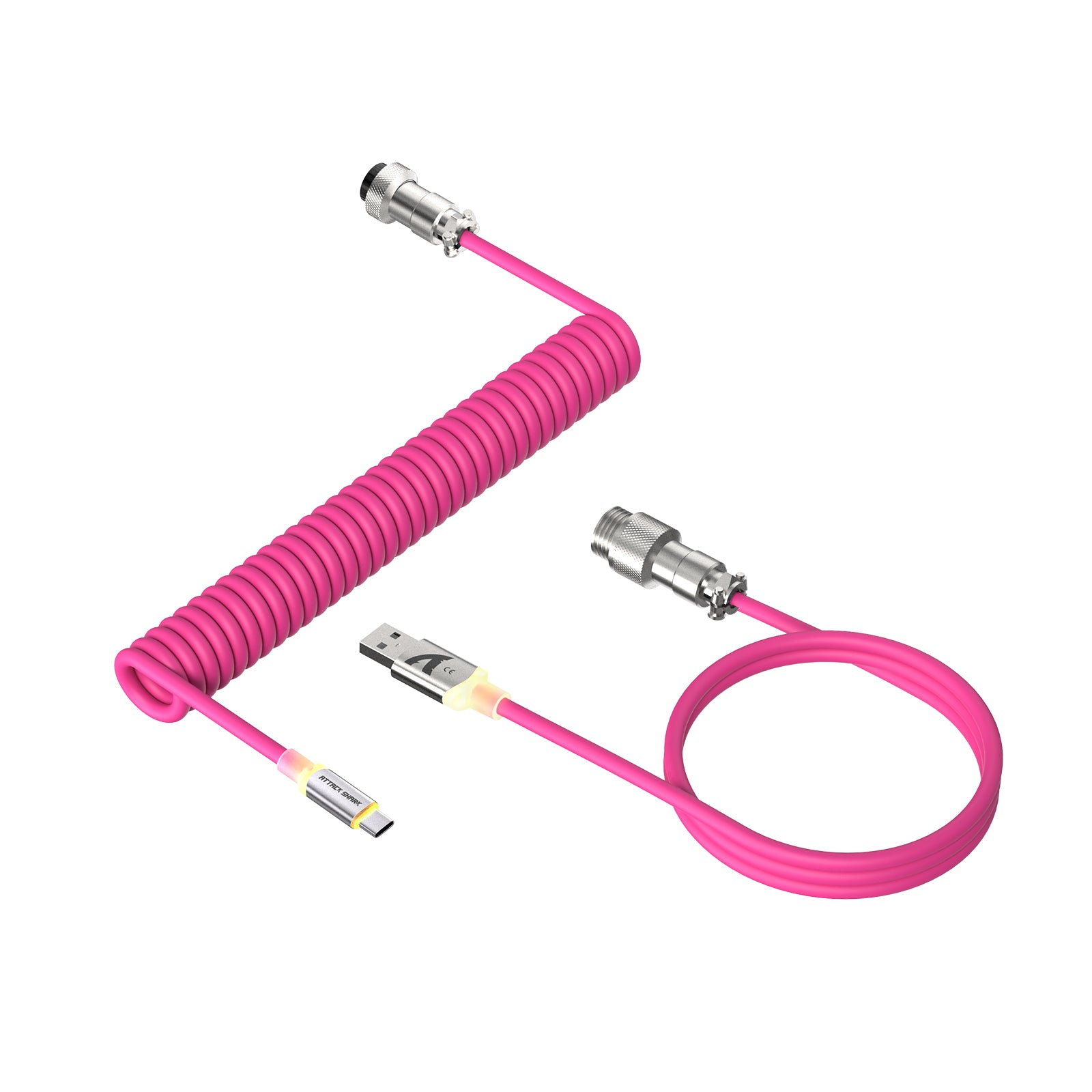 ATTACK SHARK C01Ultra Cavo Aviatore Personalizzato per Tastiera Magnetica 8KHz