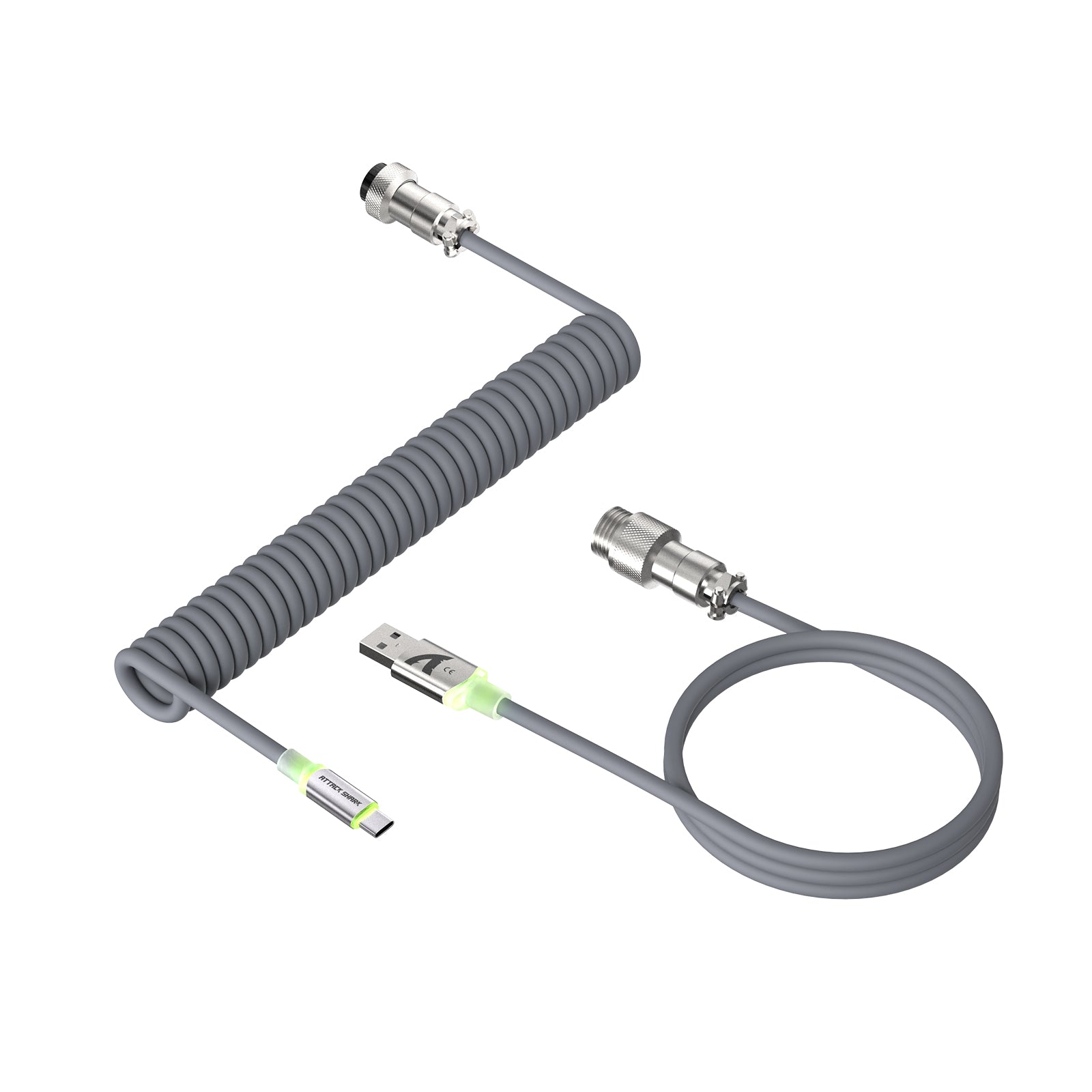 ATTACK SHARK C01Ultra Cavo Aviatore Personalizzato per Tastiera Magnetica 8KHz