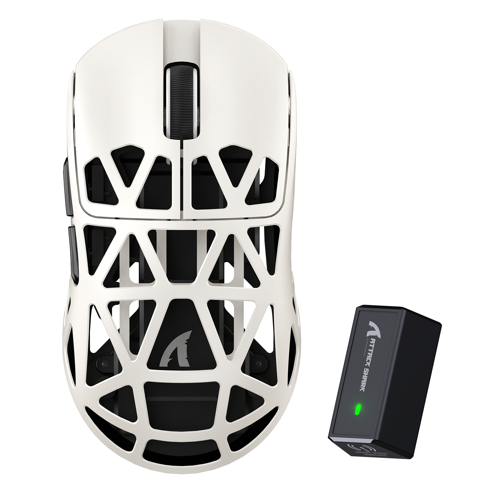 ATTACK SHARK R2 Mouse da Gaming PAW3950 in Lega di Magnesio 8K (Dock di Ricarica Non Incluso)