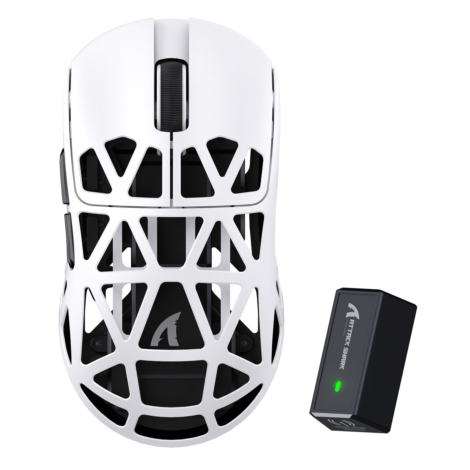 ATTACK SHARK R2 Mouse da Gaming PAW3950 in Lega di Magnesio 8K (Dock di Ricarica Non Incluso)