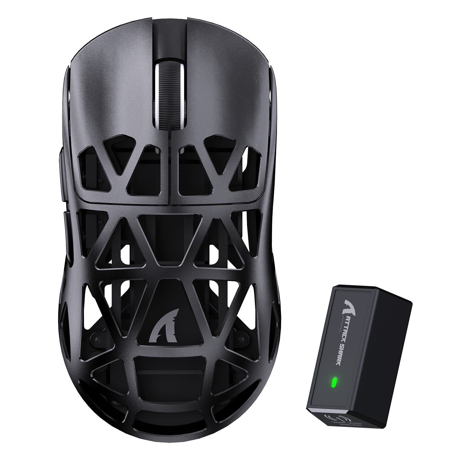 ATTACK SHARK R2 Mouse da Gaming PAW3950 in Lega di Magnesio 8K (Dock di Ricarica Non Incluso)