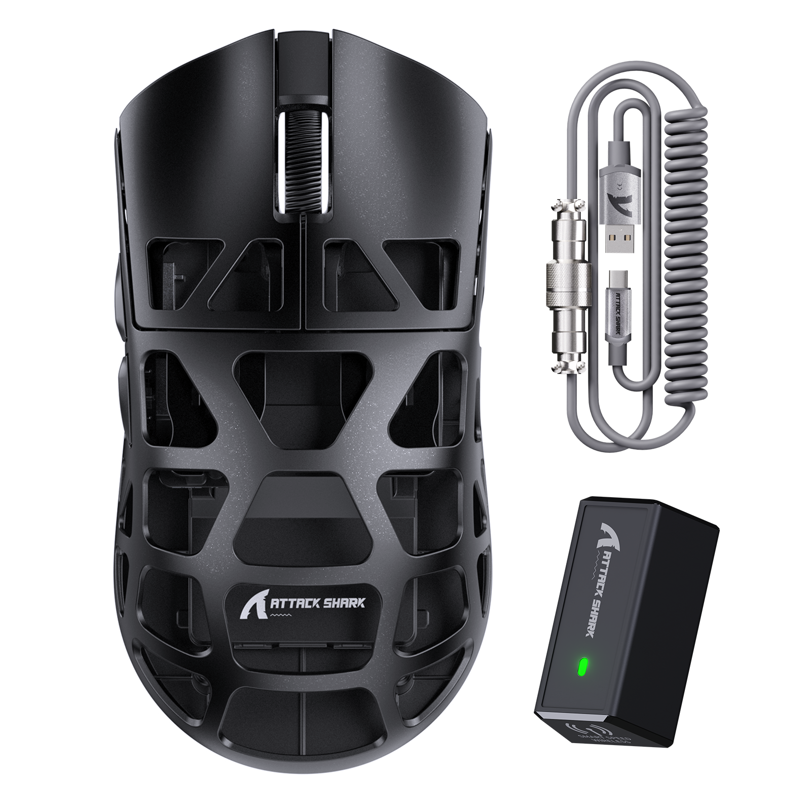 Mouse da Gaming in Lega di Magnesio ATTACK SHARK R3 8K con Cavo a Molla C06