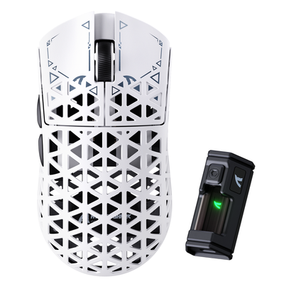 ATTACK SHARK R5 ULTRA Mouse da Gaming Wireless in Fibra di Carbonio 8K PAW3950MAX