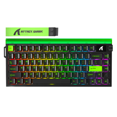 ATTACK SHARK R85 HE Tastiera Rapid Trigger con Interruttore Magnetico e Lightbox Personalizzato