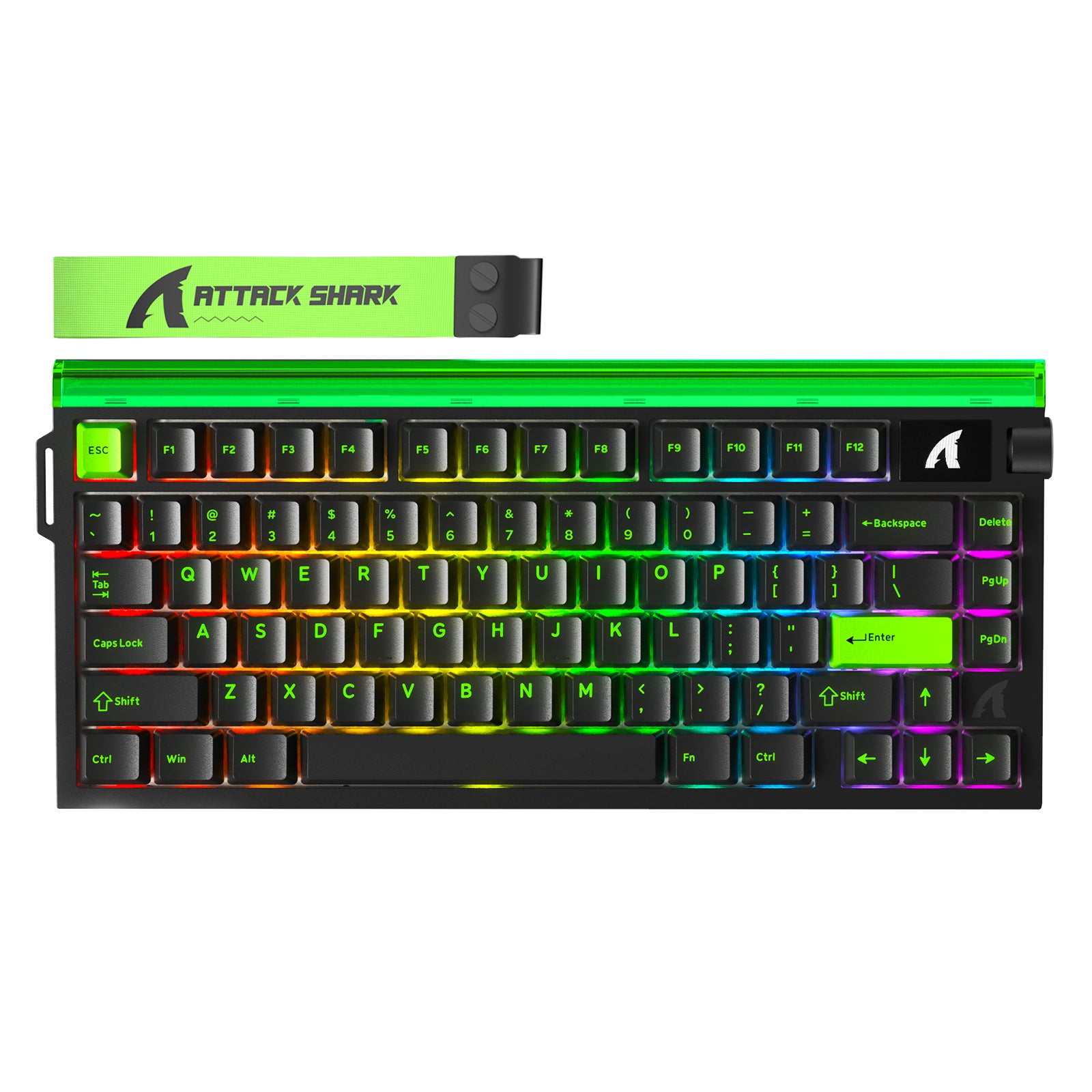 ATTACK SHARK R85 HE Tastiera Rapid Trigger Switch Magnetici con Lightbox Personalizzabile