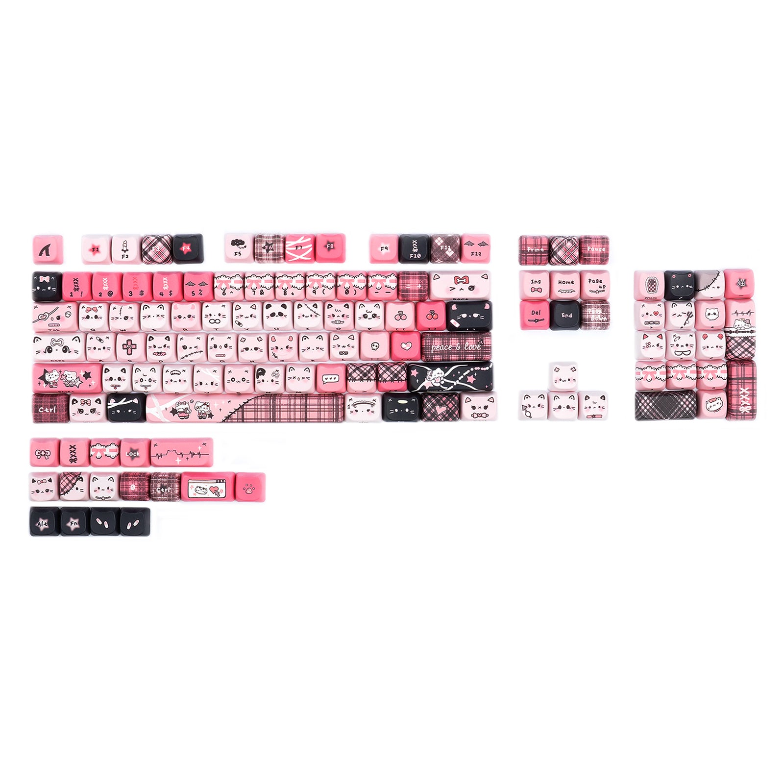 ATTACK SHARK SK05 118/119 tasti, keycap PBT, MOA, ANSI
