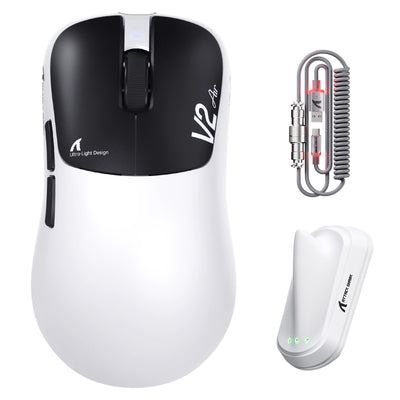 ATTACK SHARK V2 AIR PAW3955MAX Mouse da gioco wireless ergonomico