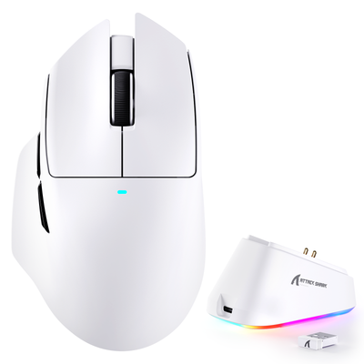 ATTACK SHARK V6 Mouse da Gioco Tri-Mode Ultra-Leggero