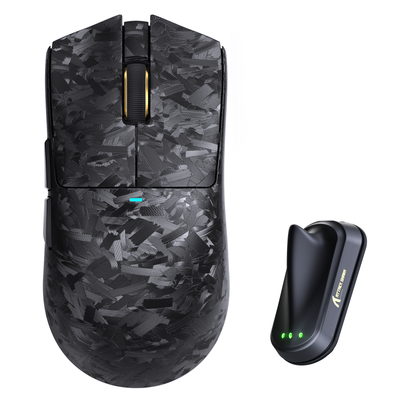 ATTACK SHARK X11 ULTRA Mouse da Gioco Wireless 8K in Fibra di Carbonio PAW3950MAX