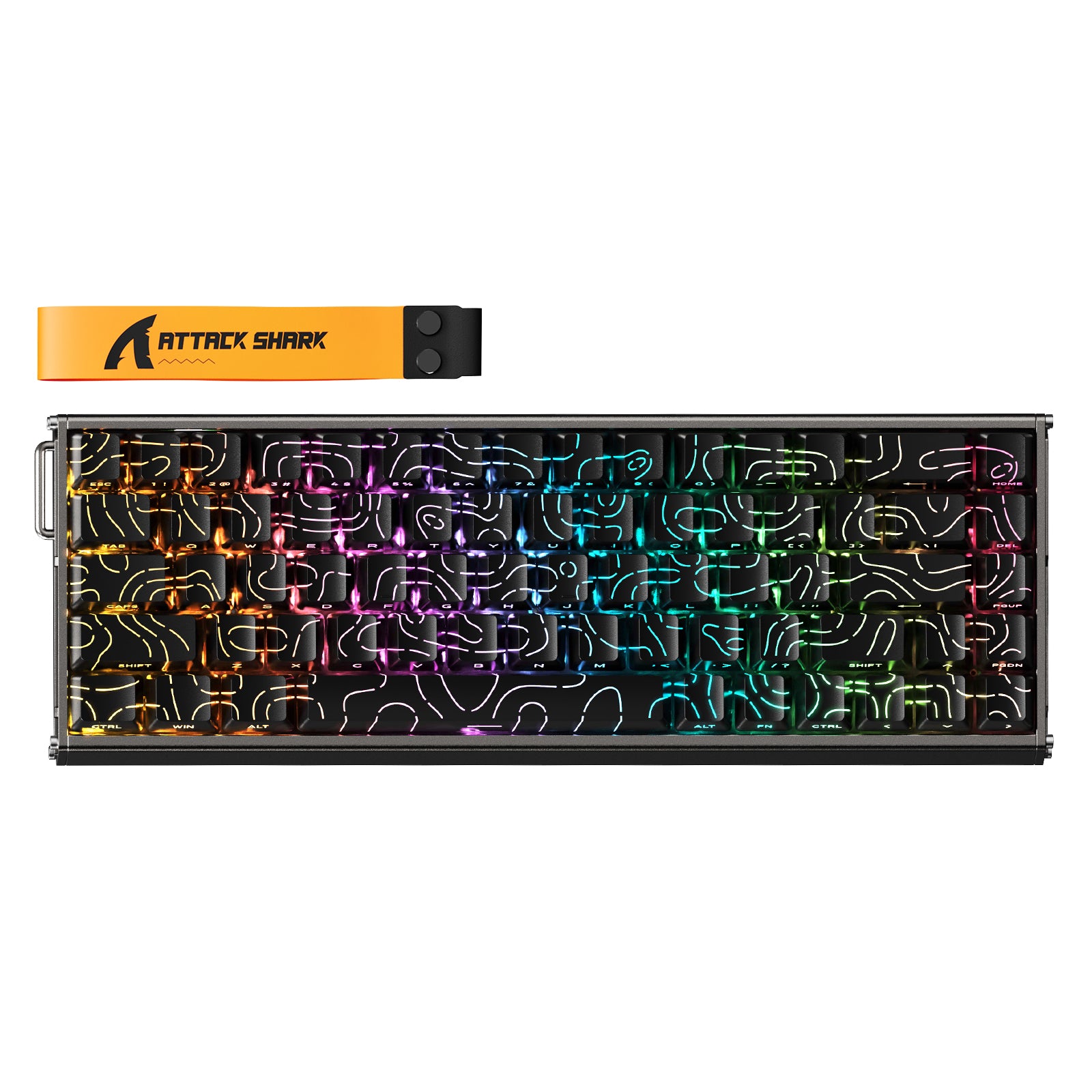 ATTACK SHARK X68MAX HE Tastiera in alluminio con switch magnetici Rapid Trigger
