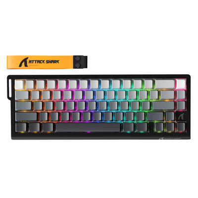 Tastiera ATTACK SHARK X68 PRO HE wireless con attivazione rapida e switch magnetici
