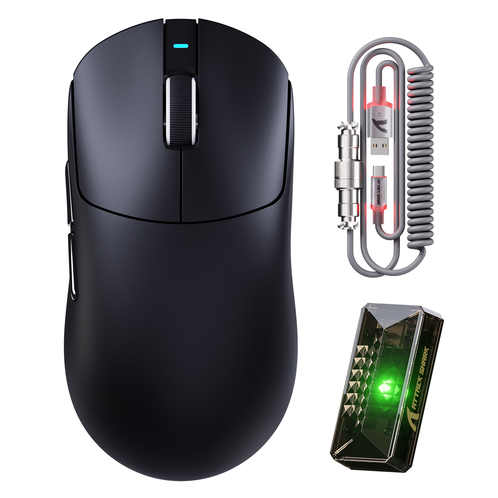 ATTACK SHARK X8 Ultra Mouse da gioco wireless 8KHz con cavo C06 Ultra