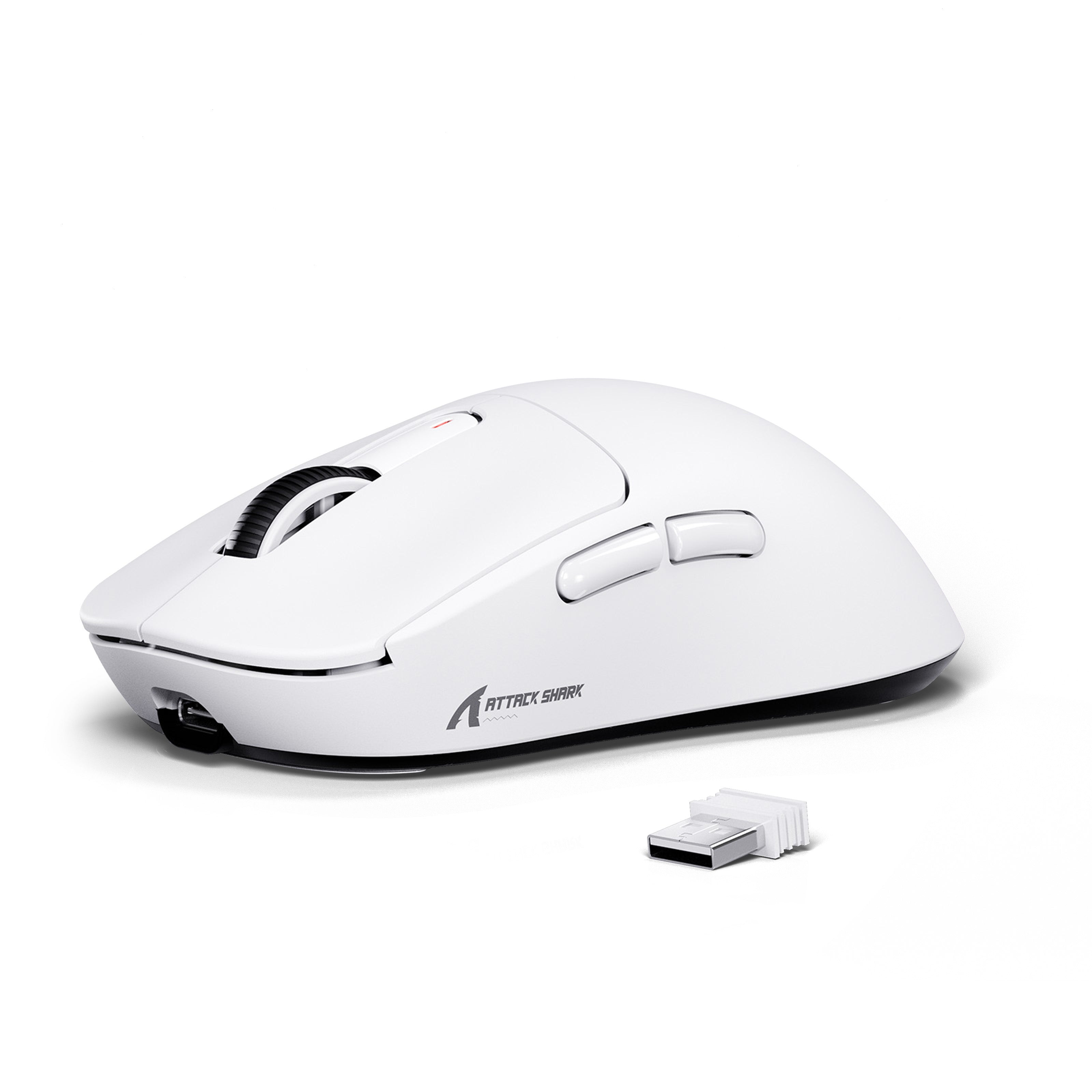 ATTACK SHARK X3 Wireless Gaming Mouse - White Superlight Mouse