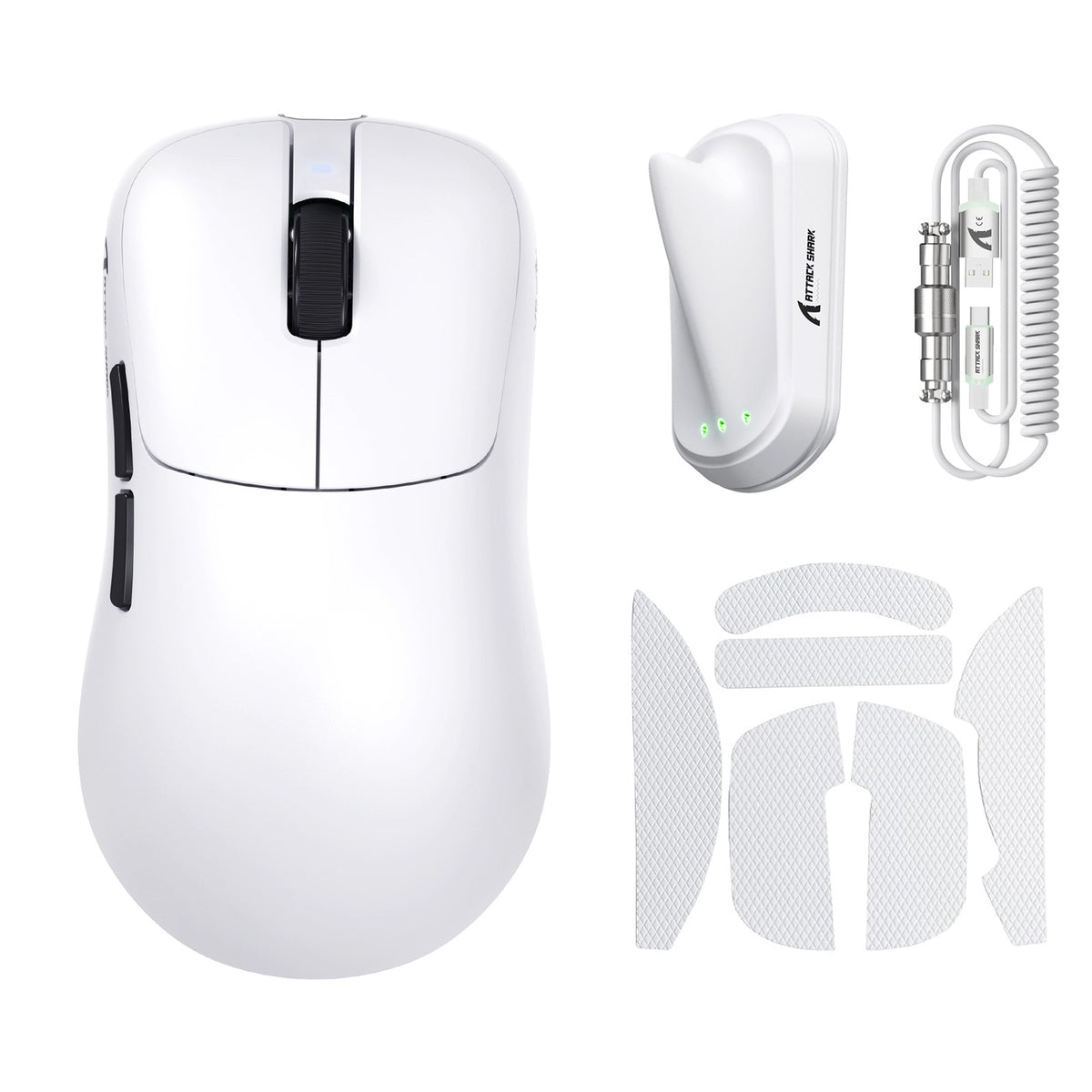 ATTACK SHARK V2 AIR PAW3955MAX Mouse da gioco wireless ergonomico
